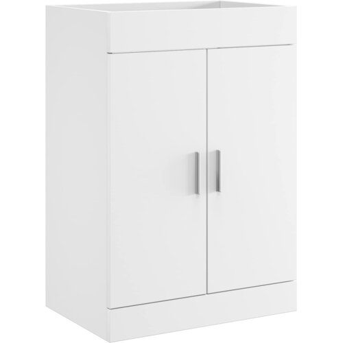 vidaXL Kopalniški kabinet pod umivalnikom Bela 56 x 37,5 x 81 cm, (5000245138) Cene