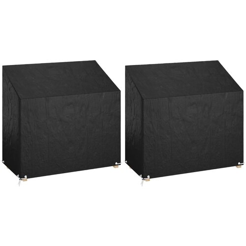  Navlake za vrtnu klupu s 8 u&scaron;ica 2 kom 130 x 70 x 70/88 cm PE Cene