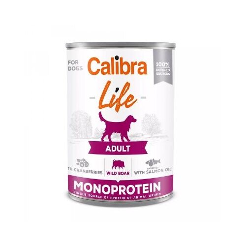 CALIBRA Dog Life konzerva za pse Adult - Divlji vepar sa brusnicom 6x400g Cene