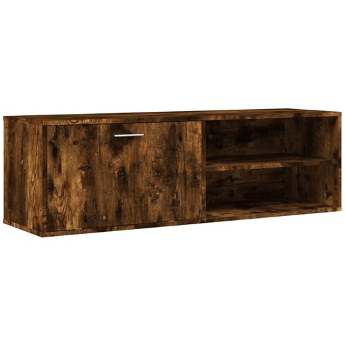 Maison Chic TV omarica - TV stojalo - Televizijska omarica dimljeni hrast 120x34x37 cm inženirski les, (21701261) Cene