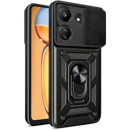 Techsuit Camshield futrola za Xiaomi Redmi 13C 4G/Poco C65 - Crna Cijene