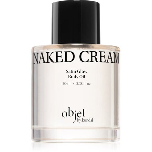 KUNDAL Objet Satin Glow Body Oil negovalno olje za telo za intenzivno vlažnost z vonjem Naked Cream 100 ml Slike
