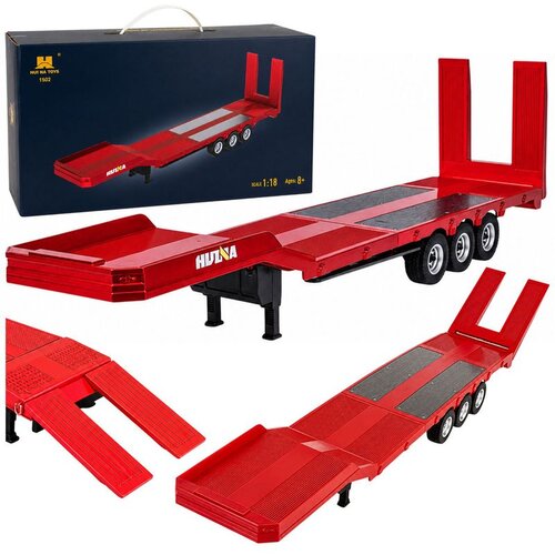  Prikolica s niskom platformom za Scaniu 770S Huina crvena 1:18 Cijene
