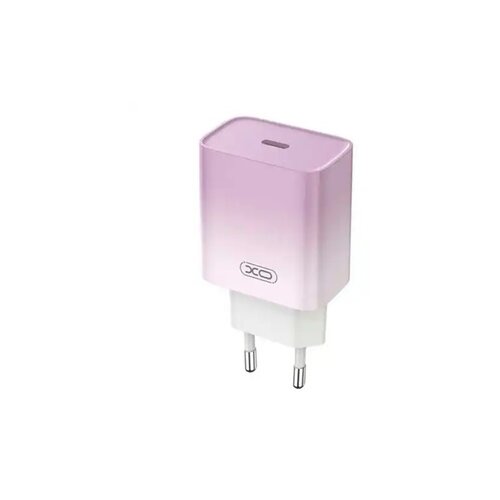 XO CE18, USB-C, 30W, Purple Kućni Punjač Cene