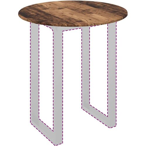 VidaXL gornji dio stola staro drvo 80 x 80 x 1.5 cm konstruirano drvo Slike