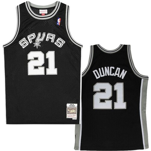 Mitchell And Ness mu&amp;scaron;ki Tim Duncan 21 San Antonio Spurs 1998-99 Mitchell &amp;amp; Ness Swingman dres Slike