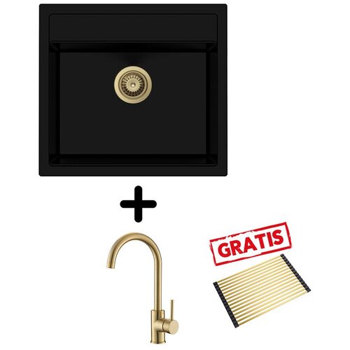 Carysil Set Waltz 560 + SHR Vida Zlato/Deep Black Cijene