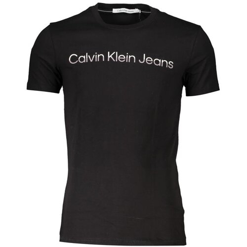 Calvin Klein mu&amp;scaron;ka majica kratkih rukava crna Slike