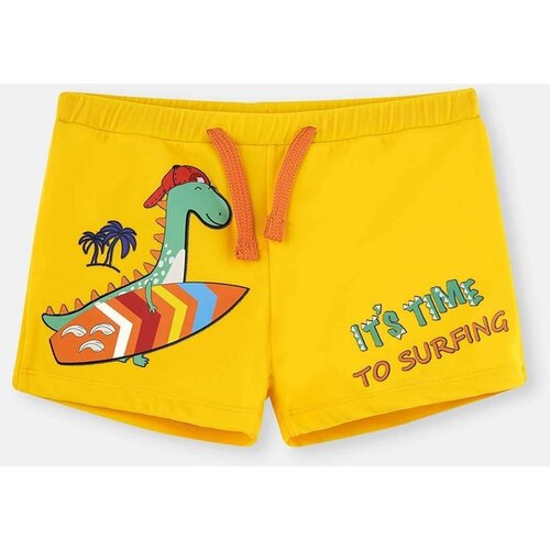 Dagi Swim Shorts - Yellow - Graphic Cene
