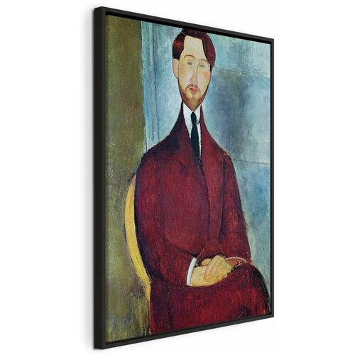  Slika - Amedeo Modigliani &ndash; Leopold Zborowski 40x60 U crnom drvenom okviru Cijene