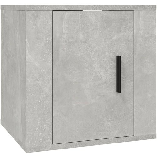 vidaXL Stenska TV omarica betonsko siva 40x34,5x40 cm, (20732063) Cene