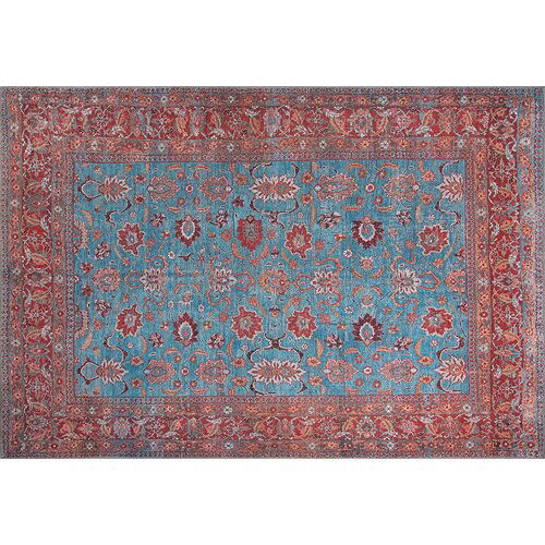 blues Chenille - Claret Red AL 170 Multicolor Carpet (210 x 310) Slike