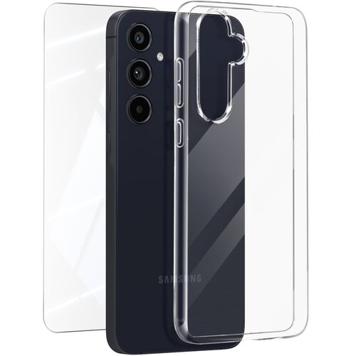 Oem Mayaxess, Zaščitni komplet za Samsung Galaxy A55 Integralna zaščita, Prozorno, (5000215602) Cene