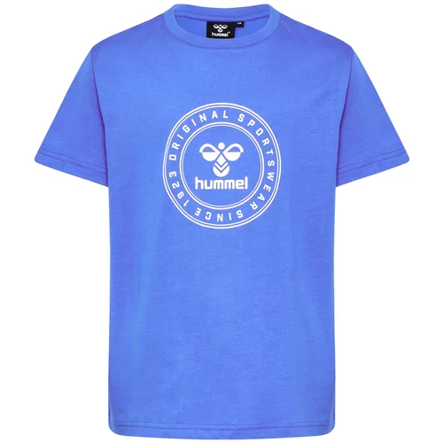 Hummel Tehnička sportska majica 'Tres' kraljevsko plava / bijela