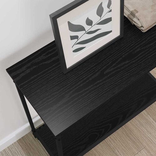  Konzolna stolica Crni hrast 75 x 30.5 x 75 cm Konstruirano drvo Slike