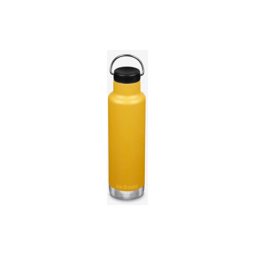 Klean Kanteen Nerjavna termovka Insulated Classic w/Loop Cap - marigold 592 ml Slike