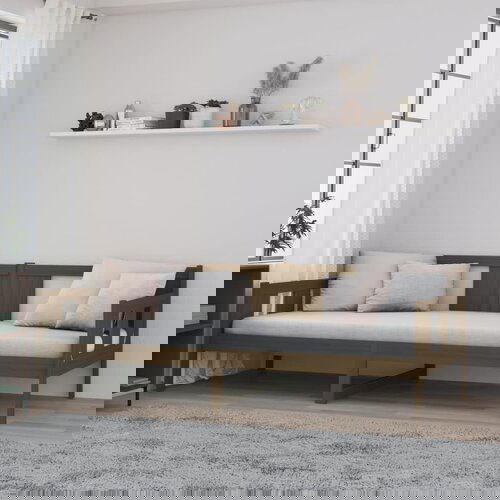 The Living Store Dnevna postelja medeno rjava trdna borovina 80x200 cm - Dnevna Postelja, (21508771) Slike