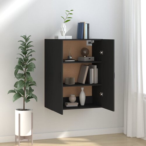 vidaXL viseći ormarić crni 69,5 x 34 x 90 cm od konstruiranog drva Cijene