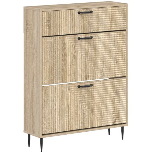  Ormar za cipele HAARLEM 78 x 24 x 103 cm Konstruirano drvo Slike