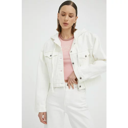 Levi's Traper jakna za žene, boja: bijela, za prijelazno razdoblje
