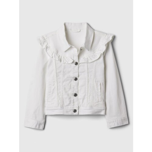 GAP Kids&amp;#039; Denim Jacket with Ruffles - Girls Slike
