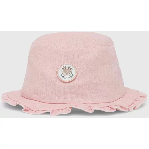 Jamiks Otroški klobuk MAUD roza barva