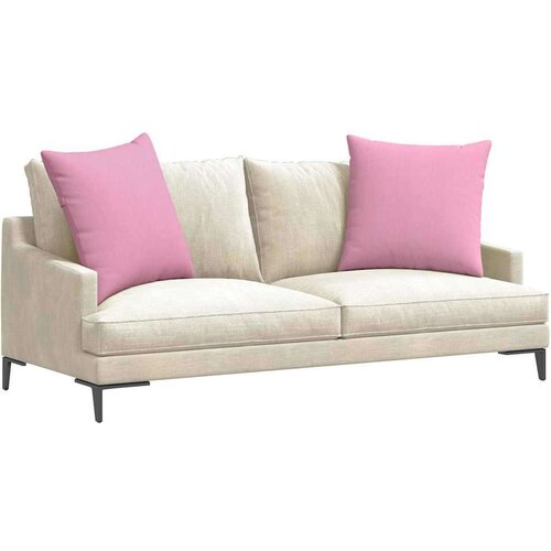 VidaXL jastučići za sofu 2 pcs ružičasta 60 x 60 cm tkanina Slike