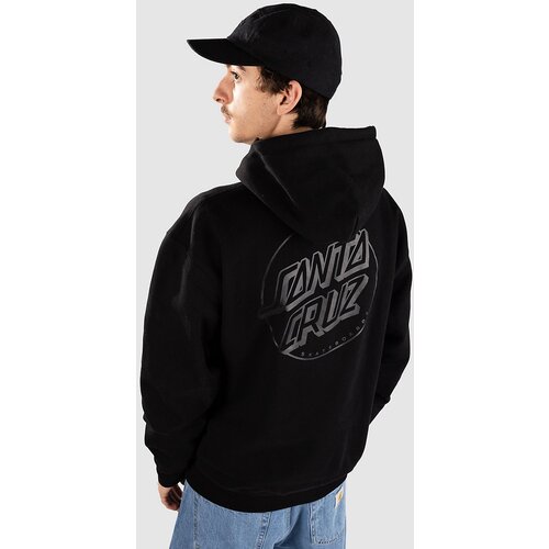 Santa Cruz Tonal Opus Dot Stripe Pulover s kapuco black Cene