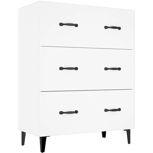 Maison Chic Komoda - Predalnik bela 69,5x34x90 cm inženirski les, (21716533) Cene