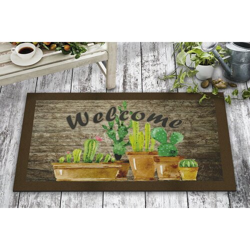 Lessentiel Maison PVC otirač Cactus, 45x70cm Slike