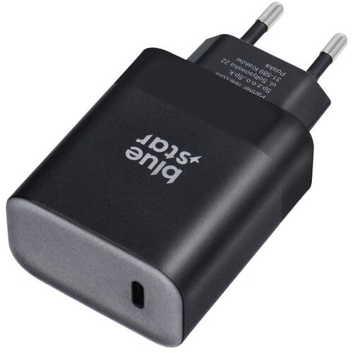 Blue Star Polnilec za mobilne telefone USB-C 3A 45W power delivery QC 4 brez kabla Slike