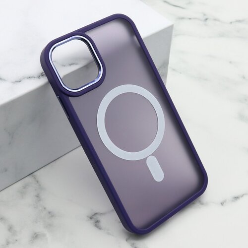 Maska silky magsafe za iphone 14 (6.1) ljubicasta Slike