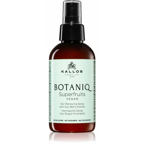 Kallos Cosmetics Botaniq Superfruits osvežujoč sprej za lase 150 ml za ženske