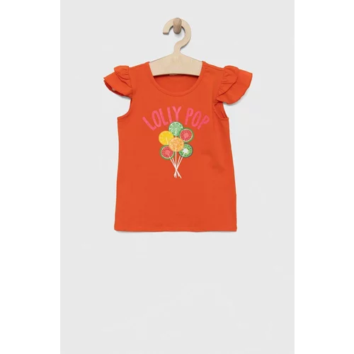 Birba Trybeyond Otroška kratka majica oranžna barva