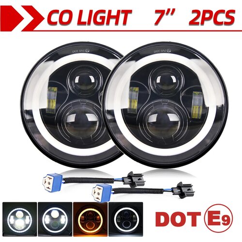 CO LIGHT Avtomobilska LED žarnica, 80W visoka moč, dizajn angelov, temno siva, (5000157755) Slike