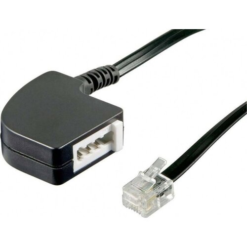 Goobay Krog tae ado adapter f-rj11 / rj14 68584, (20830727) Slike