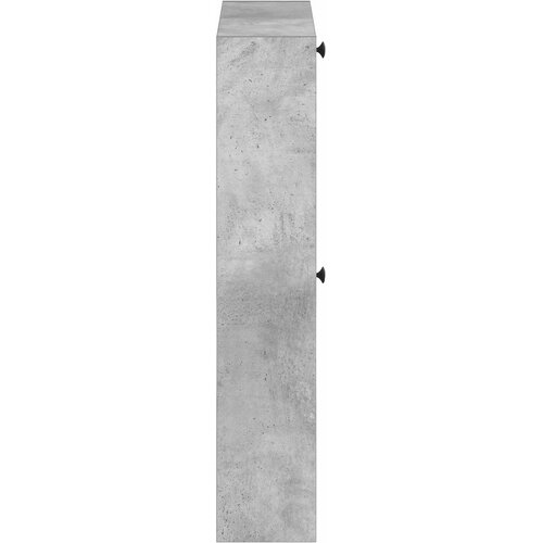  Ormar za cipele na zidu ALKMAAR 71 x 17 x 86 cm Betonska siva Slike