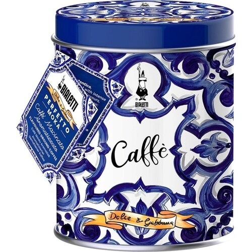 Bialetti Pločevinka kave Dolce &amp;amp; Gabbana Autentico Perf. Moka 200 g - 1 kos Slike