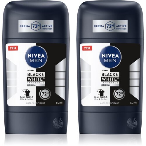 Nivea MEN Black & White Invisible Original čvrsti antiperspirant ekonomično pakiranje Cijene