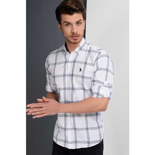 Dewberry G656 MEN'S SHIRT-PLAIN WHITE Cene