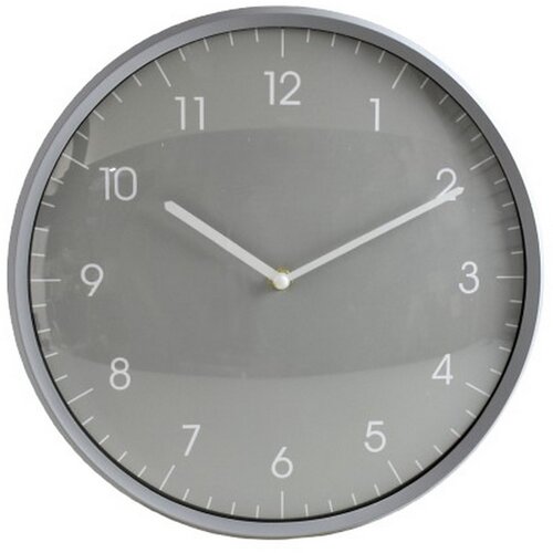  Sat zidni 33 cm sivo/bijeli Cene