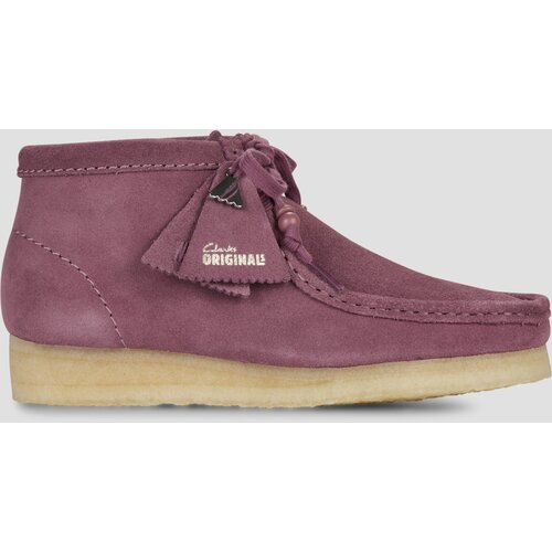 Clarks Originals Pol&amp;scaron;kornji WALLABEE BOOT Vijolična Slike