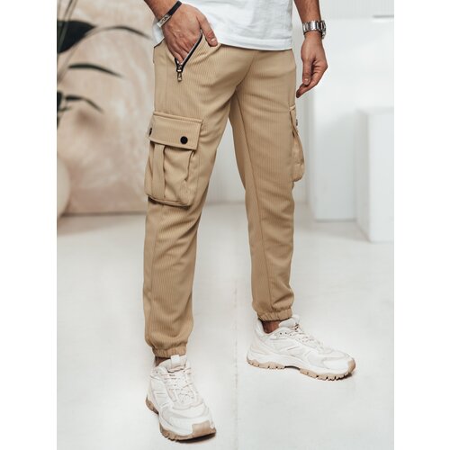 DStreet Spodnie męskie cargo khaki Slike