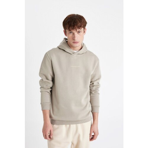 Defacto Regular Fit Hooded Printed Sweatshirt Slike