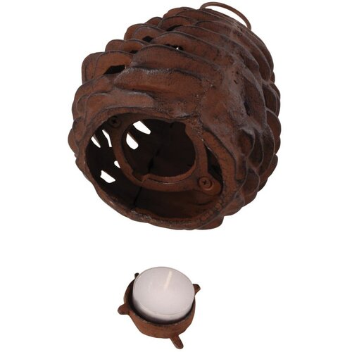 Esschert Design Kovinska lanterna (vi&amp;scaron;ina 18 cm) Pine Cone &amp;ndash; Slike