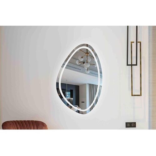 Luxory_wood LUXURY WOOD kopalni&amp;scaron;ko ogledalo z LED osvetlitvijo Malva OMAL55X85HF, 55&amp;times;85 cm Slike