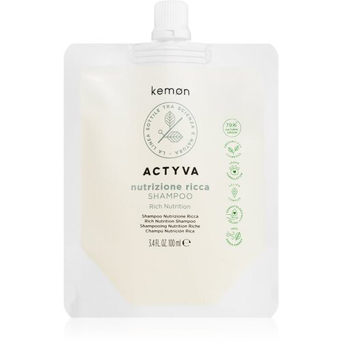 Kemon Actyva Nutrizone Ricca hranjivi šampon za kosu 100 ml Cijene