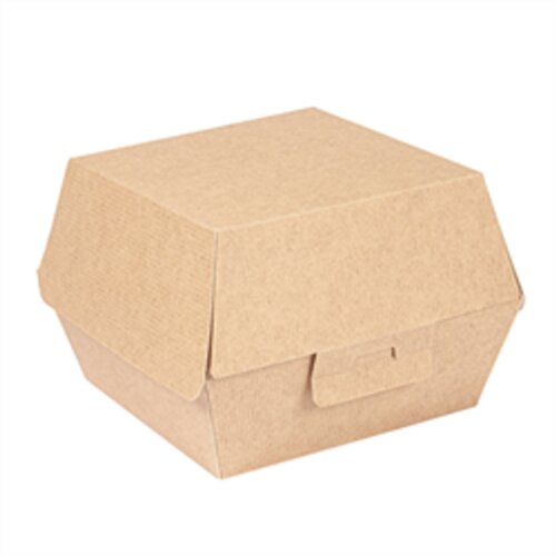 MEGA PACK Kartonska kutija za hamburger "Thepack" 14,4X13,6X9,2 cm smeđa 50/1 Cijene