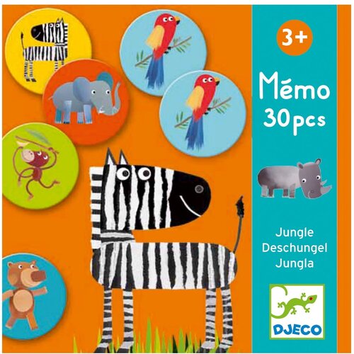 Djeco Otro&amp;scaron;ka igra spomina Memo Jungle Slike
