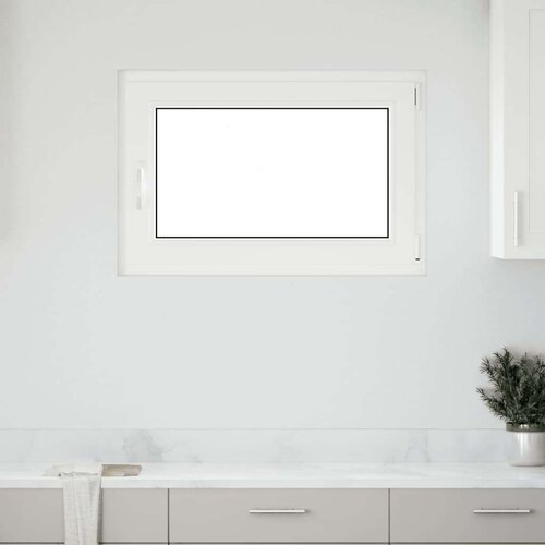 vidaXL Kletno okno "RISOR" 90x70 cm vrtljivo-nagibno DIN desno belo Cene